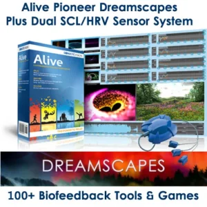 Alive Pioneer Dreamscapes Dual SCL HRV Biofeedback System