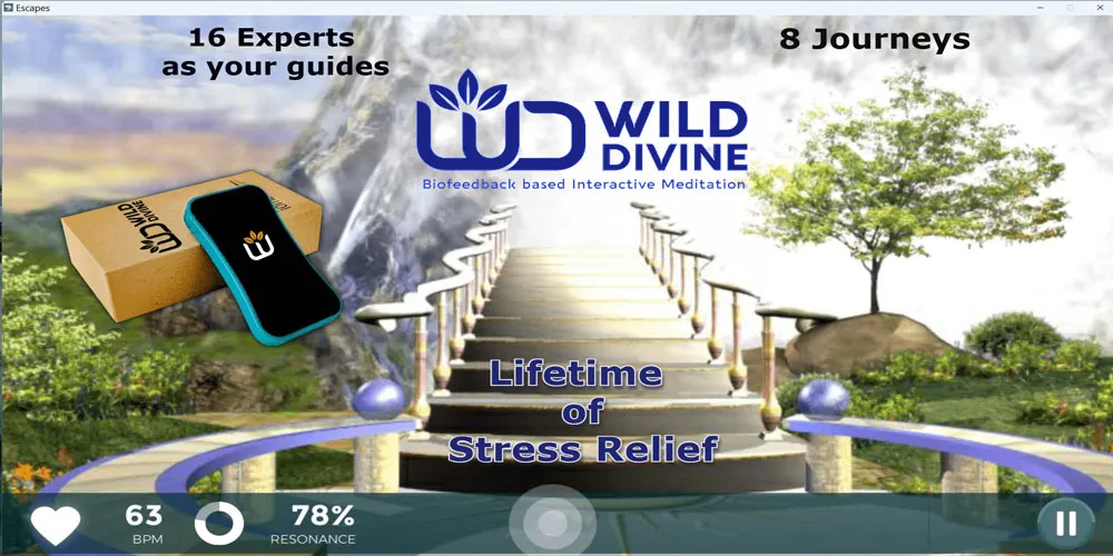 Wild Divine Mindfulness Meditation Biofeedback Full Platform all devices