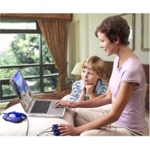 Parent child biofeedback game for stress control