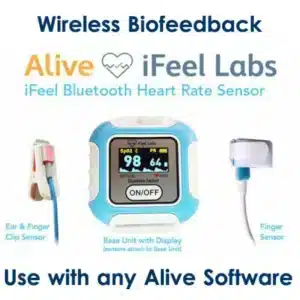 Wireless Biofeedback iFeel Bluetooth Sensor for Alive Biofeedback