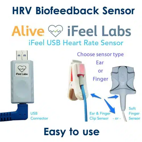 iFeel USB HRV Biofeedback Sensor