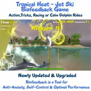 Tropical Heat Jet Ski Biofeedback Game